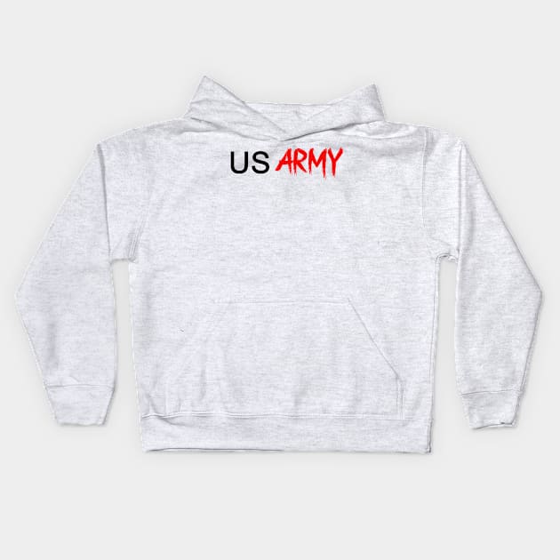 US ARMY Kids Hoodie by Cataraga